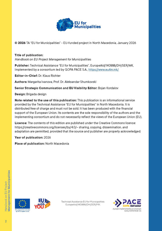 Handbook on EU Project Management for Municipalities